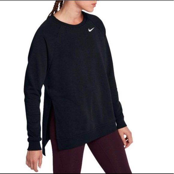 Nike Sweatshirt Side Slits Pocket Small 